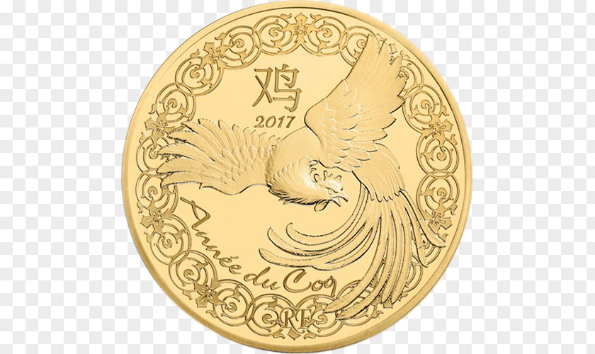Coin Monnaie De Paris Money Numismatics Gold PNG