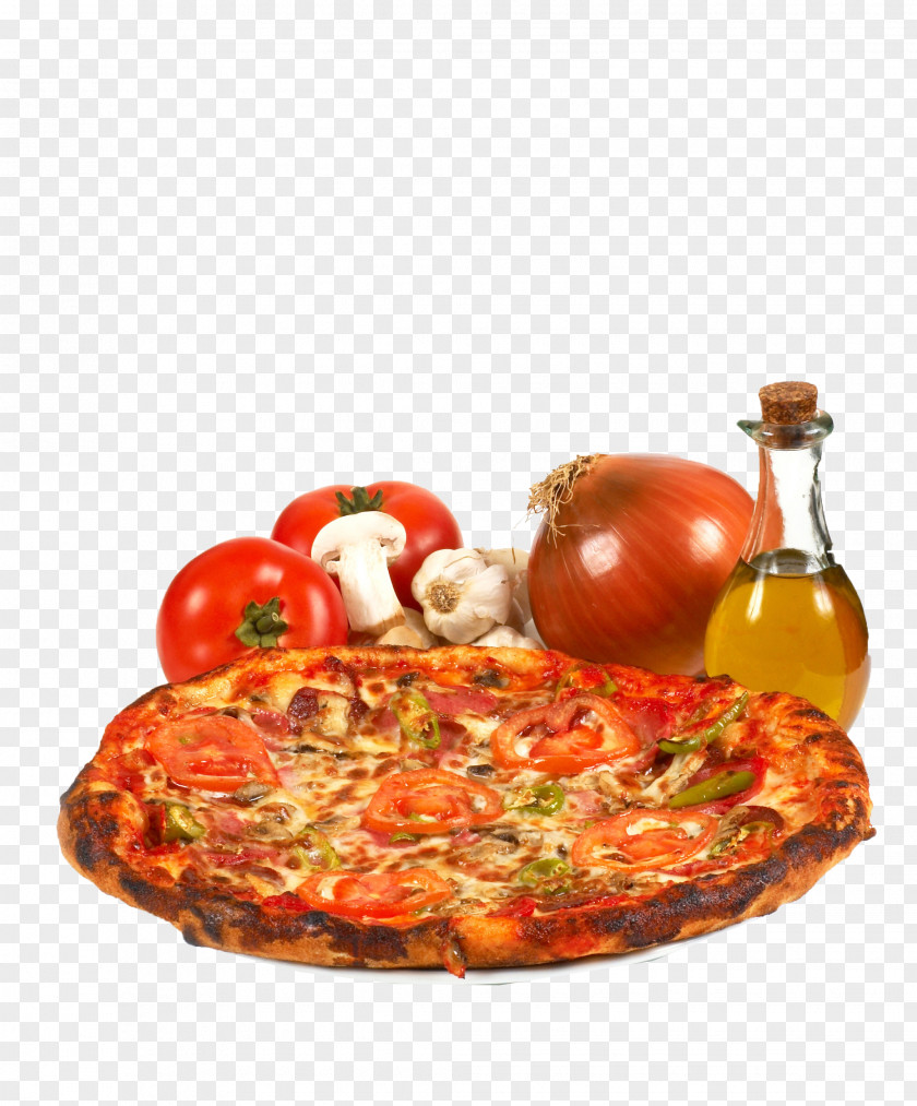 Pizza Sicilian Italian Cuisine Hamburger Take-out PNG