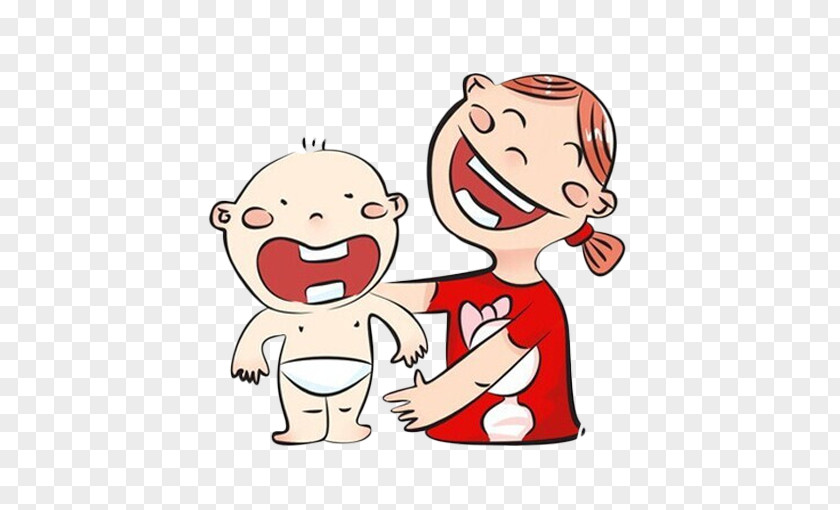 Mother And Baby Laugh Haha Laughter Clip Art PNG