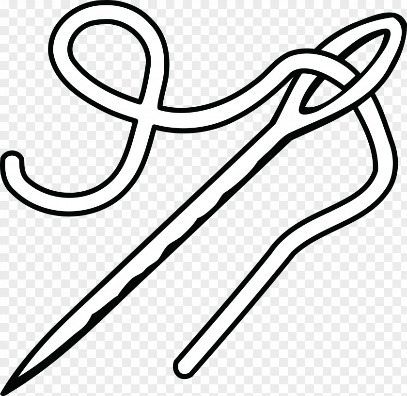 Sewing Needle Hand-Sewing Needles Thread Clip Art PNG
