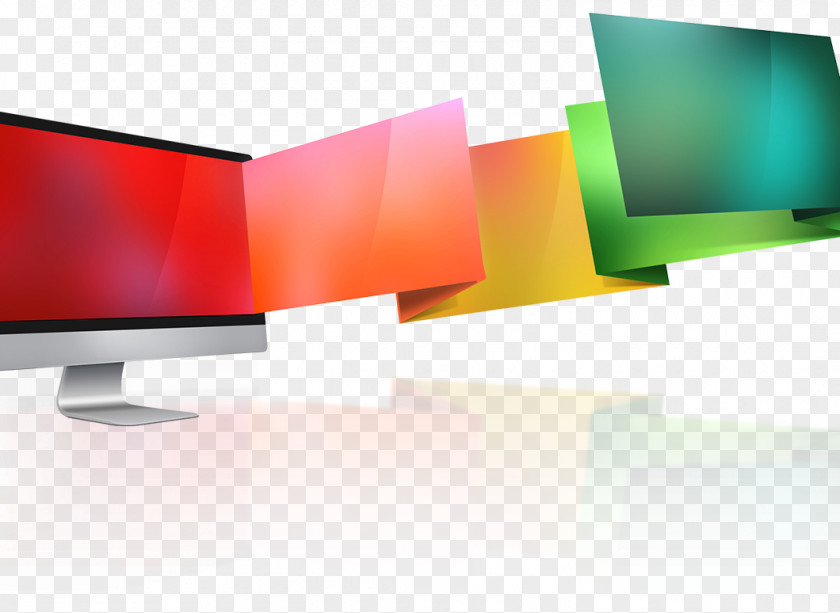 Simple Screen Design Computer Technology Digital Printing PNG