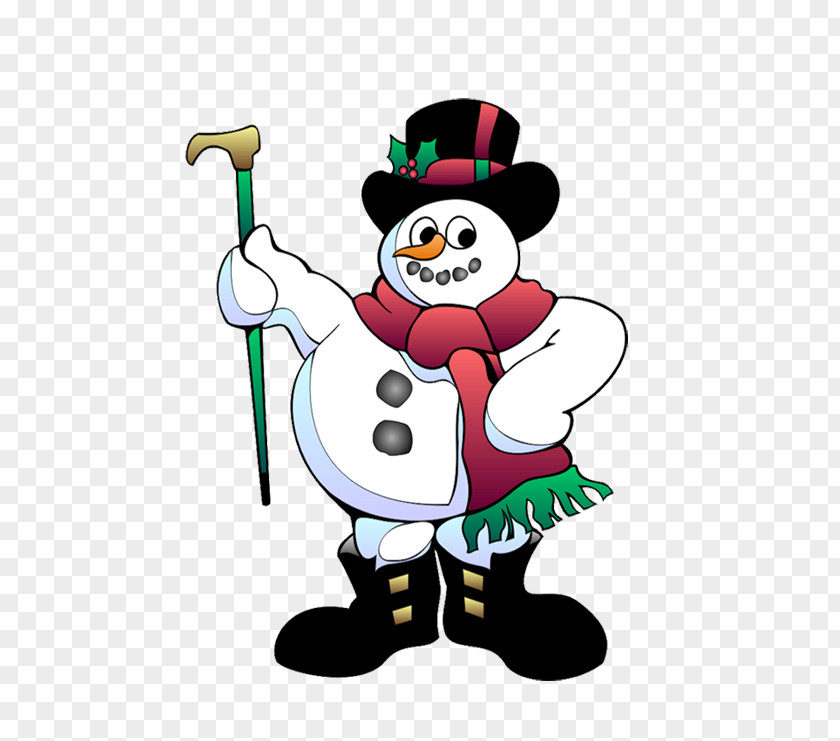 Snowman Crutches Animation Christmas PNG