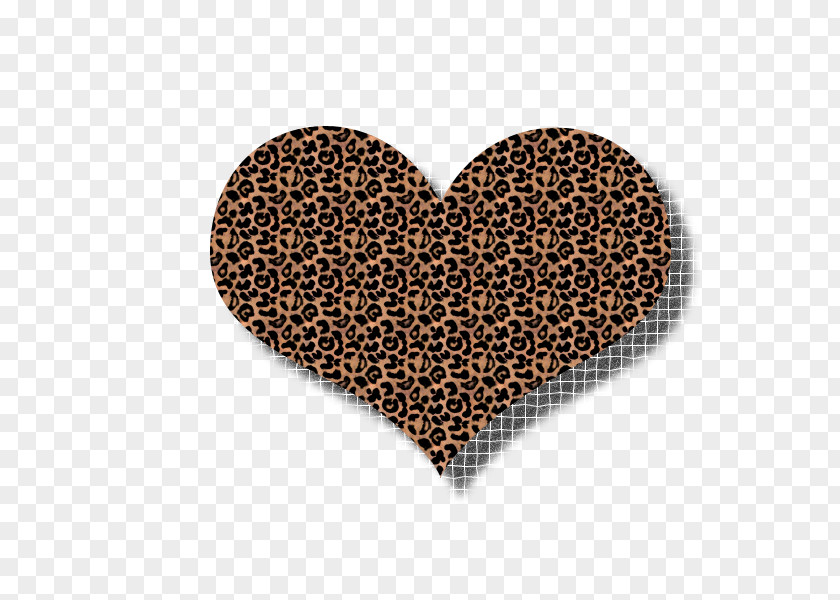 Watercolor Animals Leopard Cheetah Animal Print Heart PNG