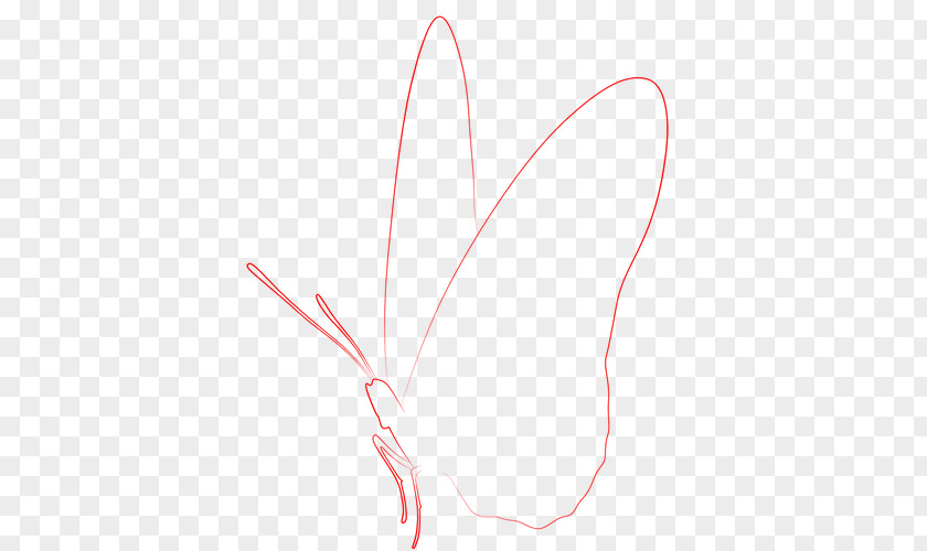 3D BUTTERFLY Line Finger Angle PNG