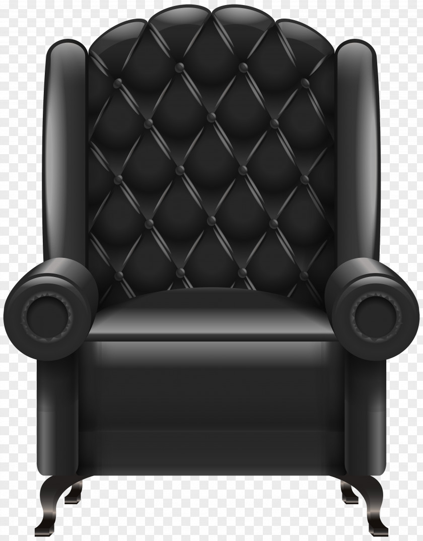 Black Armchair Transparent Clip Art Image Chair Table PNG