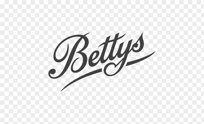 Calligraphy Harrogate Bettys Font Logo PNG