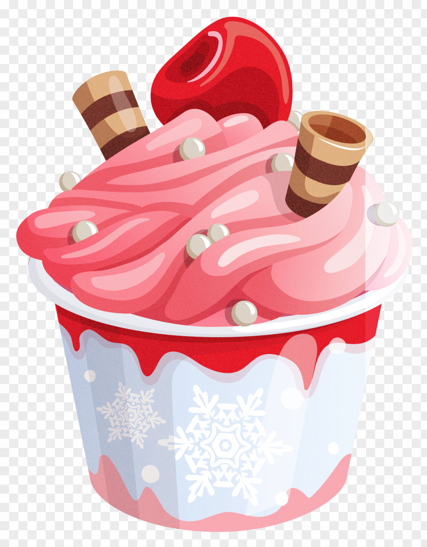 Cupcake Sundae Ice Cream PNG