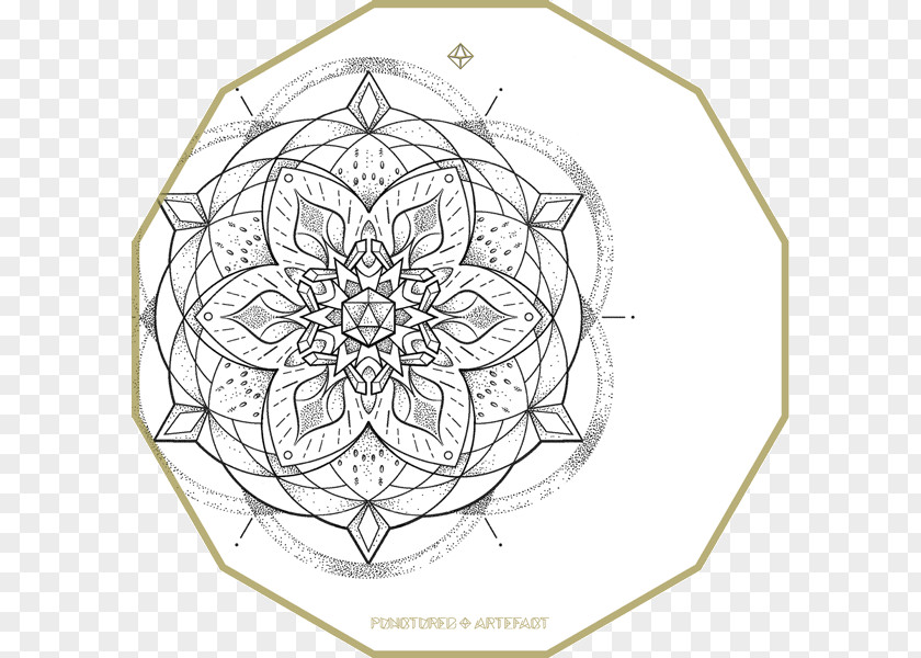 Design Line Art Drawing Tattoo Sacred Geometry PNG