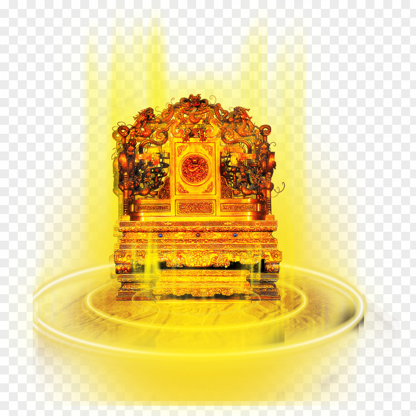 Golden Halo Throne Download Icon PNG