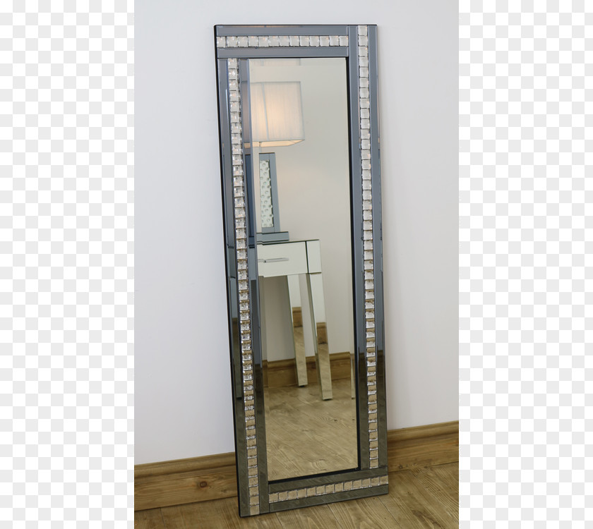 Mirror Floor Silver Glass Framing PNG