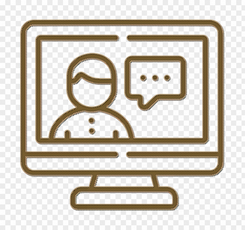 Monitor Icon Webcam Online Learning PNG