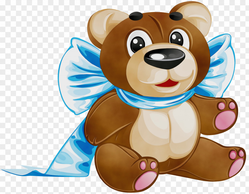 Smile Animal Figure Teddy Bear PNG