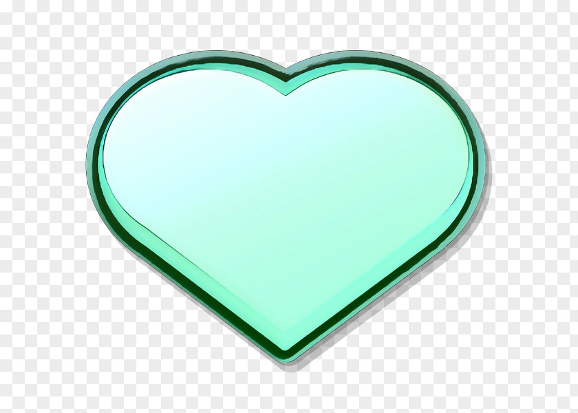 Teal Heart Green Aqua Turquoise PNG