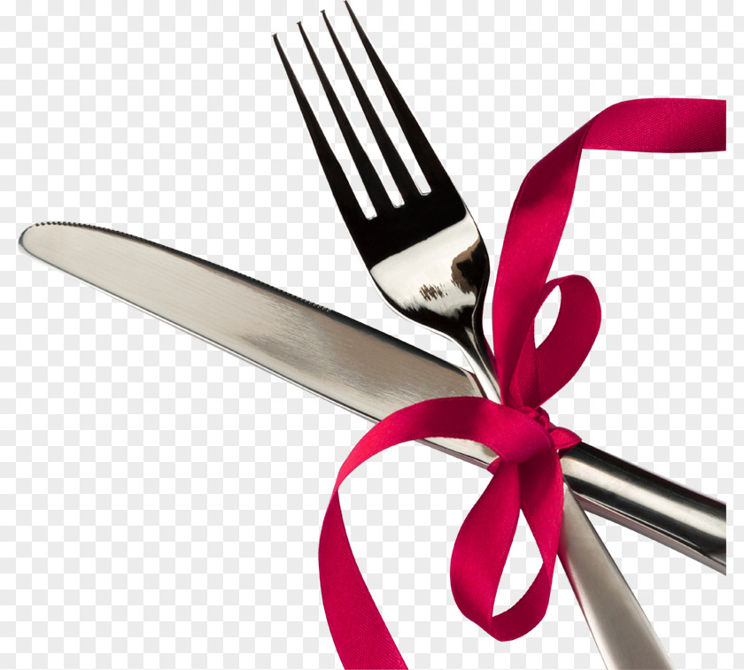 Fork Knife Ribbon Spoon Stock Photography PNG
