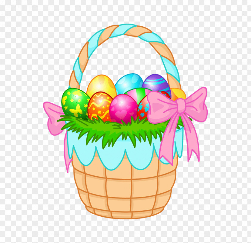 Cool Easter Clip Art Basket Bunny Egg PNG