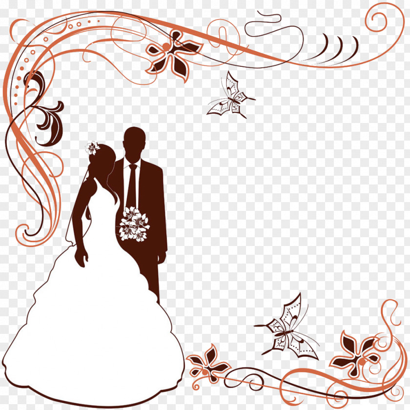 Wedding Border Vector Material Invitation Clip Art PNG