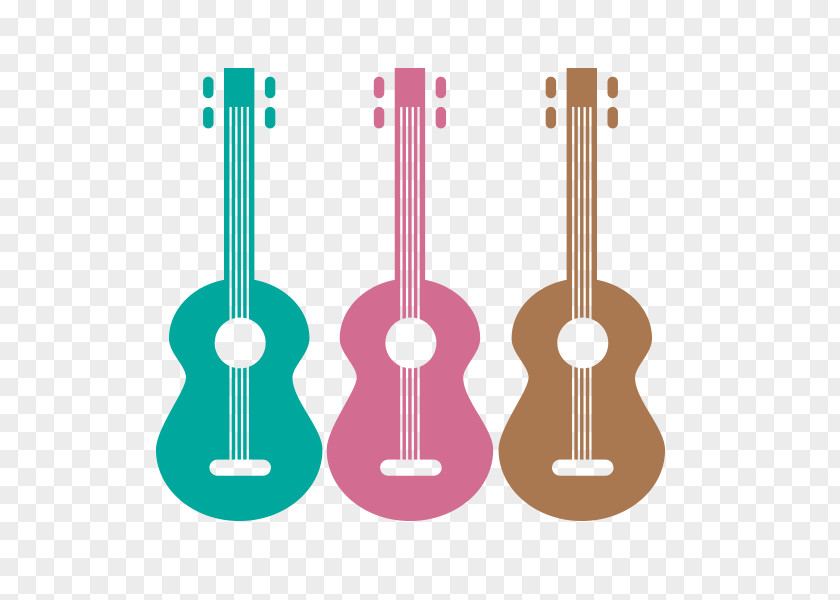 Acoustic Guitar Ukulele Graphic Design Logo PNG