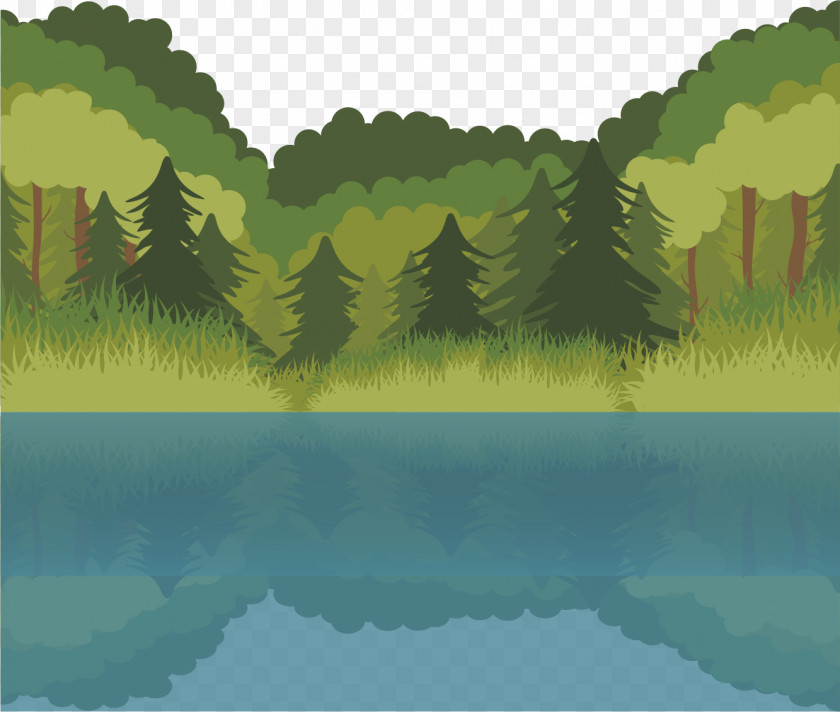 Lake Forest Euclidean Vector PNG