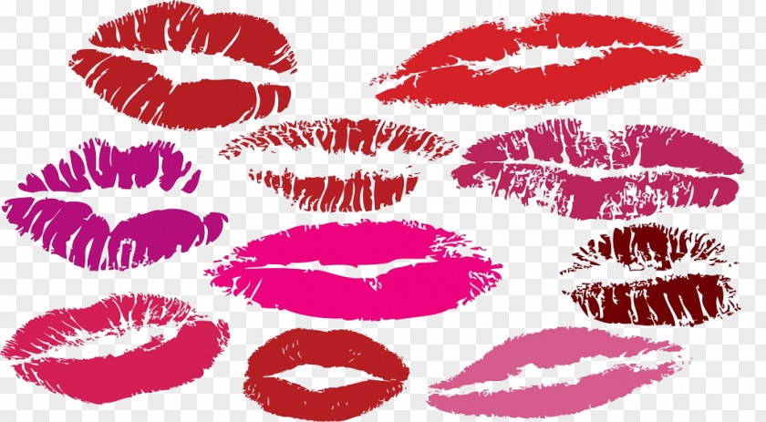 Lips Lipstick Red PNG