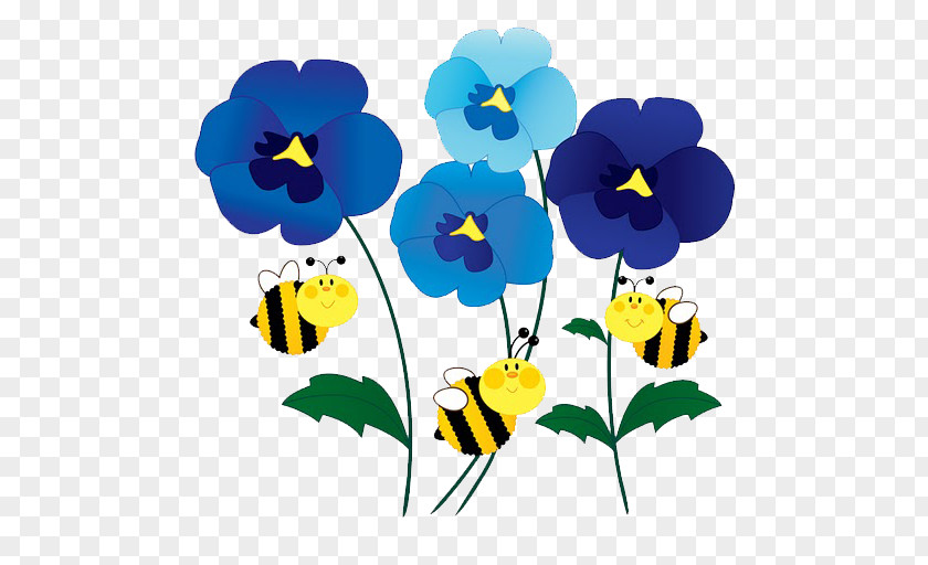 Bee Bumblebee Honey Pansy Clip Art PNG