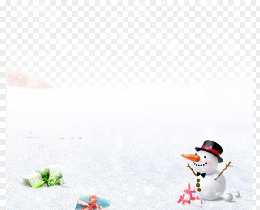 Gift Snowman On Snow Christmas Card White Tree Snowflake PNG