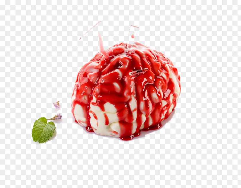 Strawberry Cake Brain Cream Chocolate Pie PNG