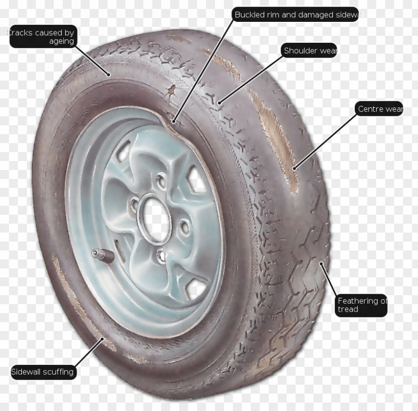 Cracks Car Tire Subaru Wheel Rim PNG
