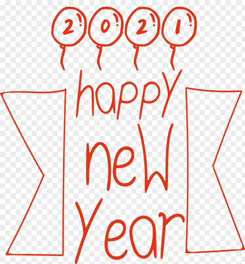 Happy New Year 2021 PNG