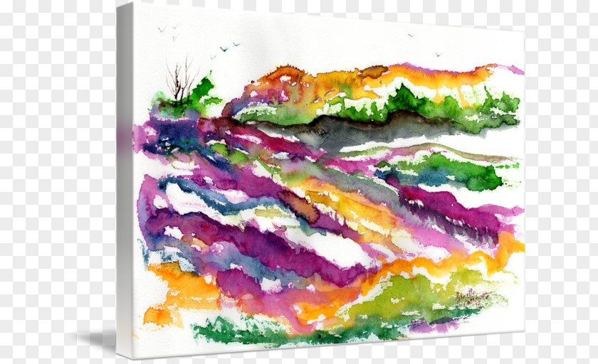 Lavender Watercolor France Places In Modern Watercolor: A Playful And Contemporary Exploration Of Painting Art PNG