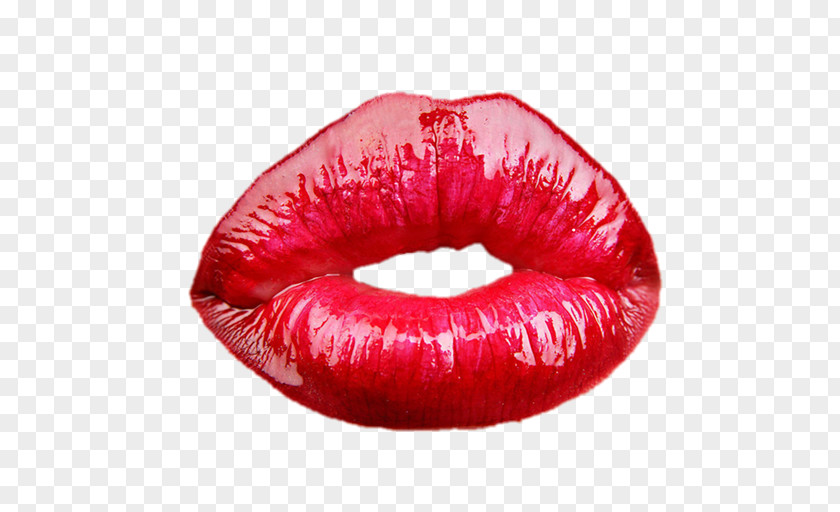 Kiss Lip Balm Desktop Wallpaper PNG