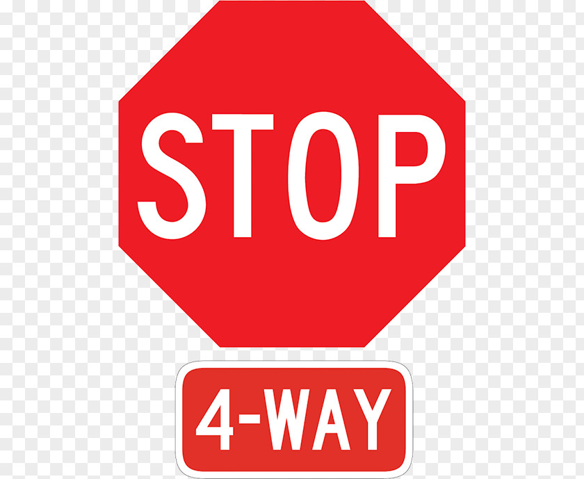 School Bus Driver Test All-way Stop Sign Traffic Signage PNG