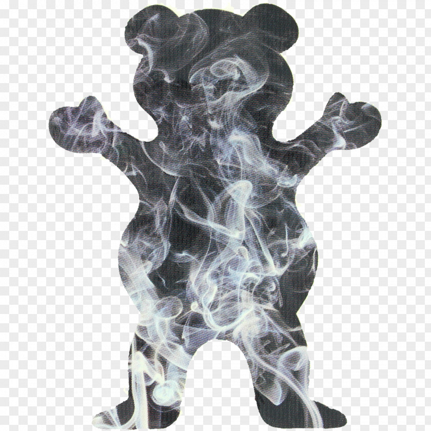 Bear Skateboarding Sticker Decal PNG