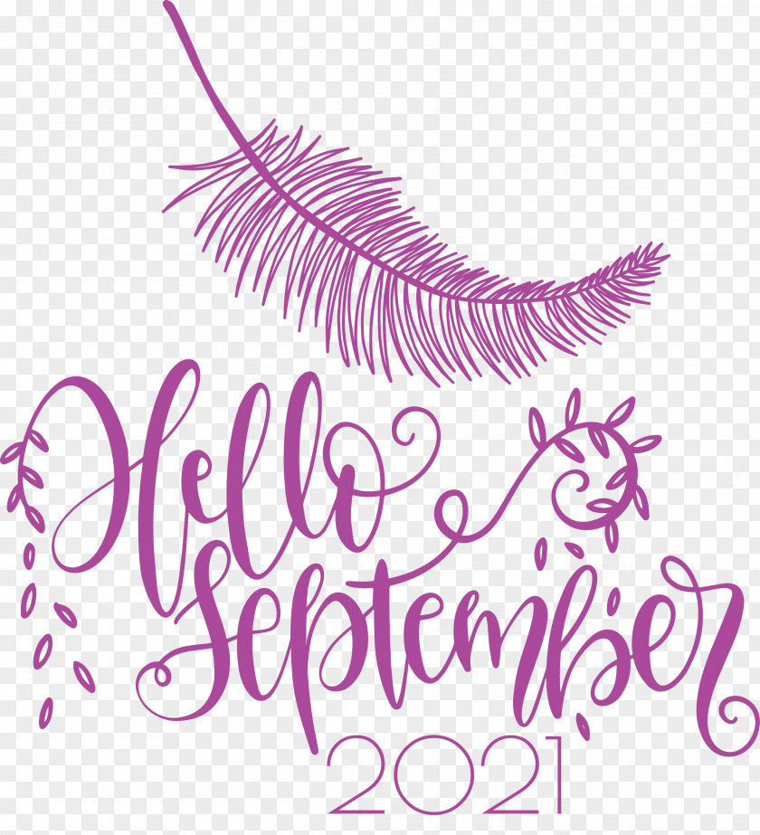 Hello September September PNG