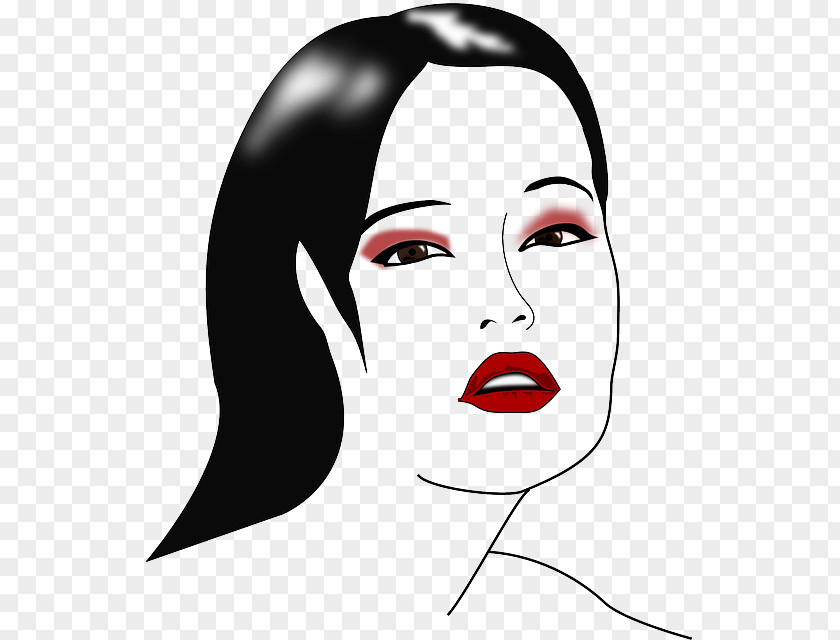 Mascara Cosmetics Face Woman Clip Art PNG