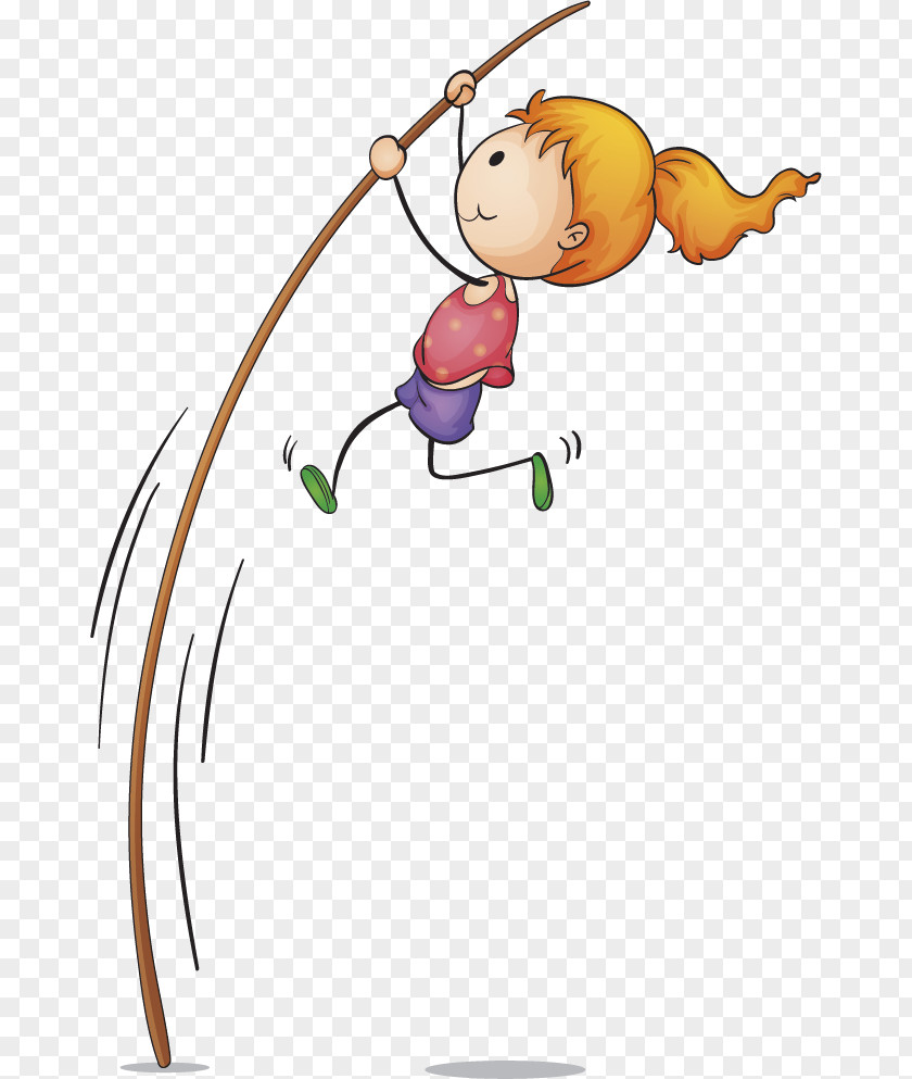 Pole Vault Clip Art PNG