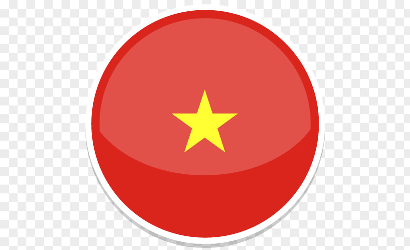 Round Flag Of China PNG