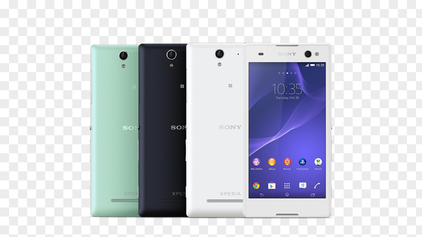 Smartphone Sony Xperia C3 S Mobile Selfie PNG