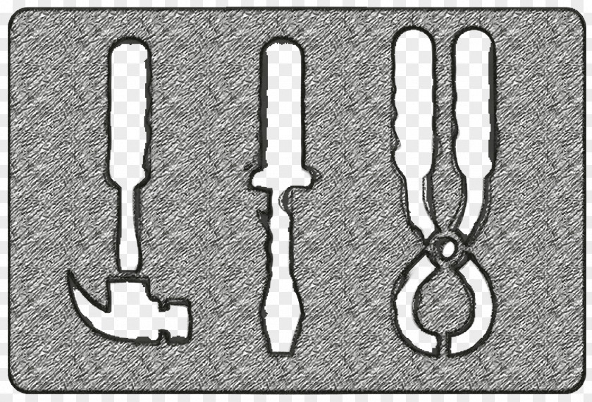 Tools And Utensils Icon Garage Fixing Toolbox Set PNG