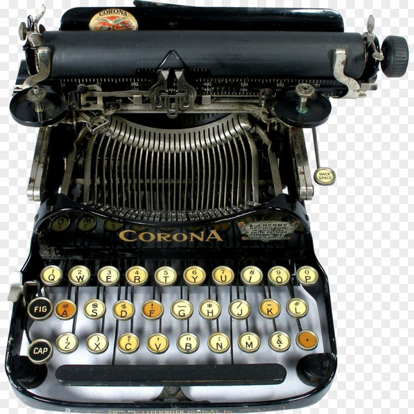 Typewriter Machine Old Typewriters Hansen Writing Ball PNG