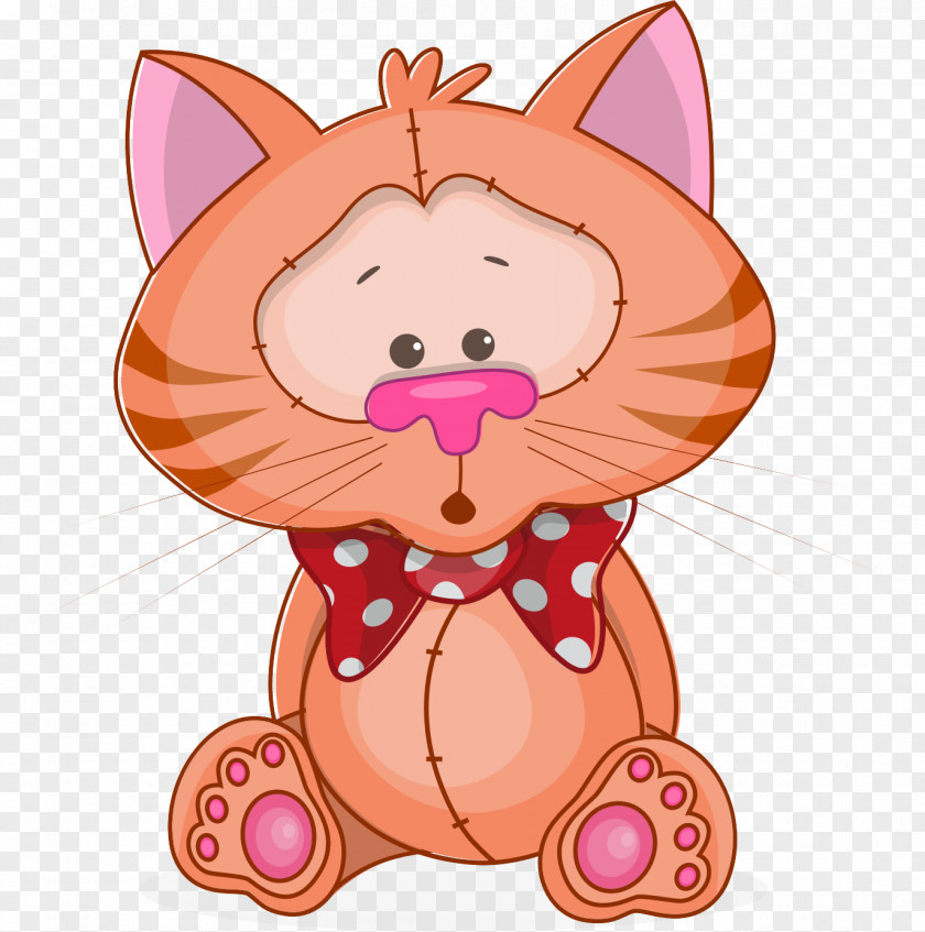 Vector Cartoon Kitten Cat Drawing Royalty-free PNG