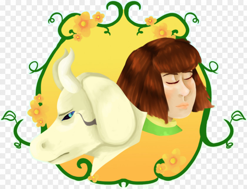 Golden Flowers Canidae Dog Clip Art PNG