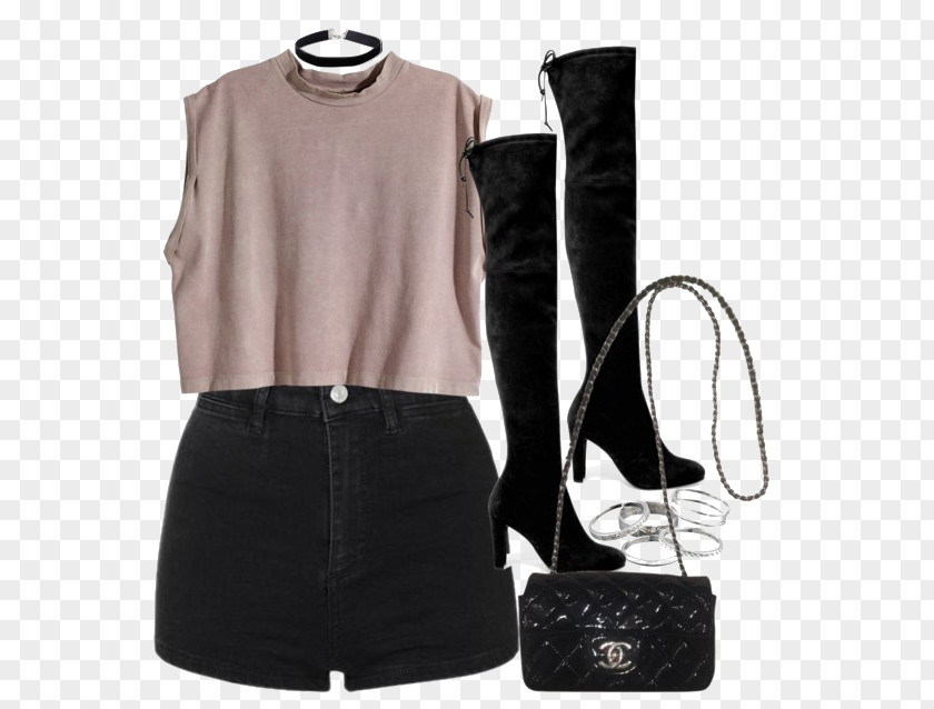 Gray T-shirt And Black Skirt Grey Google Images PNG