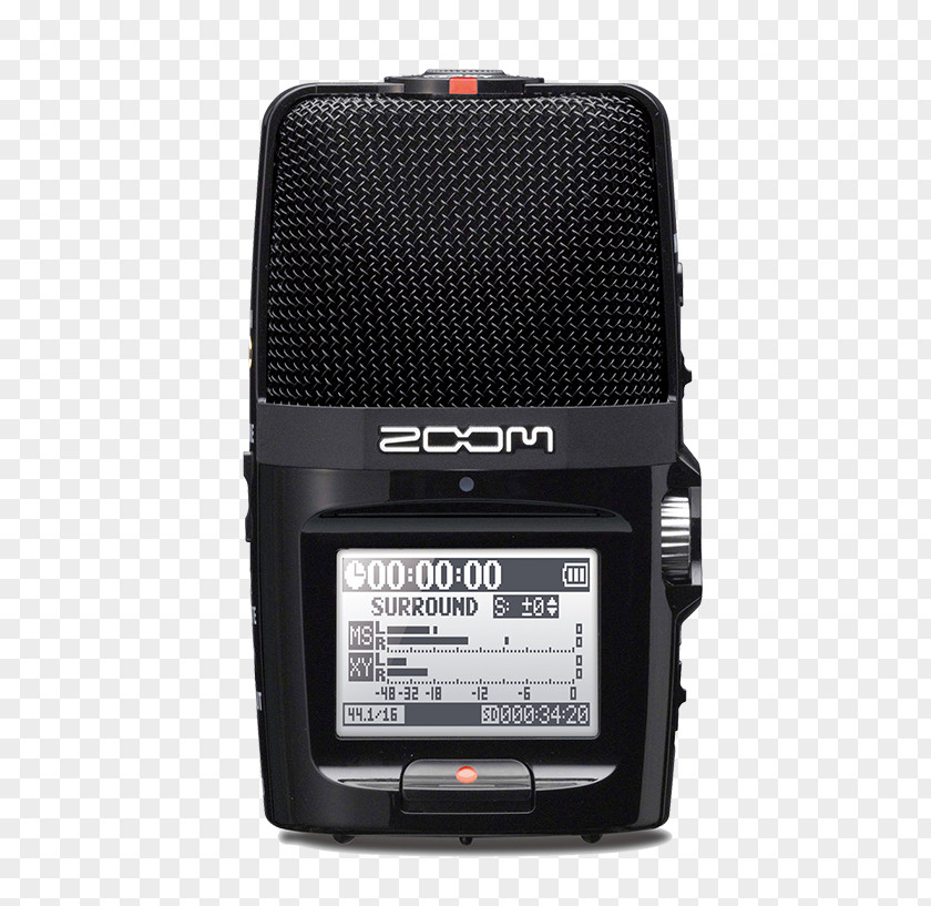 Microphone Digital Audio Zoom H2 Handy Recorder H2n Corporation PNG