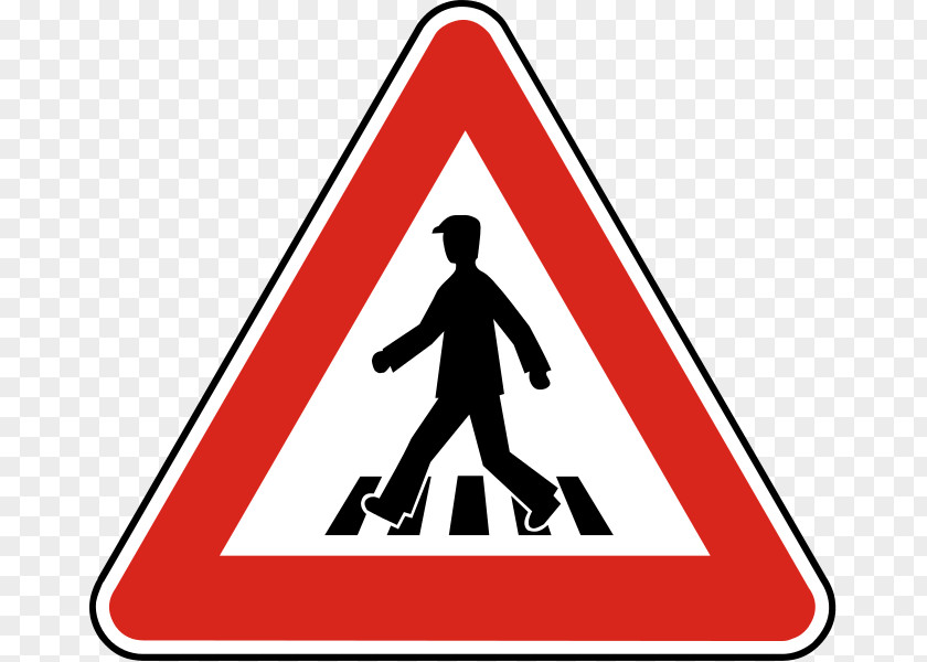Road Pedestrian Crossing Traffic Sign Transport PNG