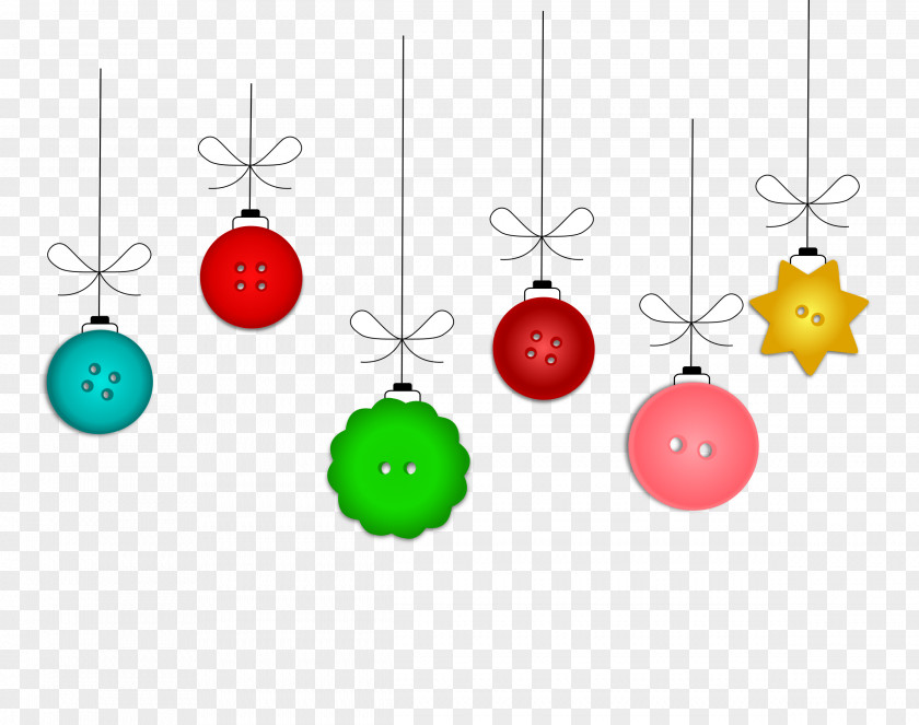 Color Buttons Christmas Button Clip Art PNG