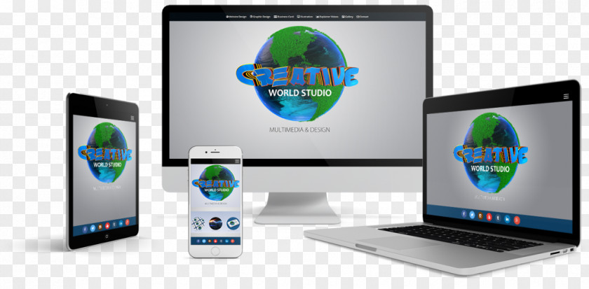 Creative Studio Computer Monitors Logo Brand Display Device PNG