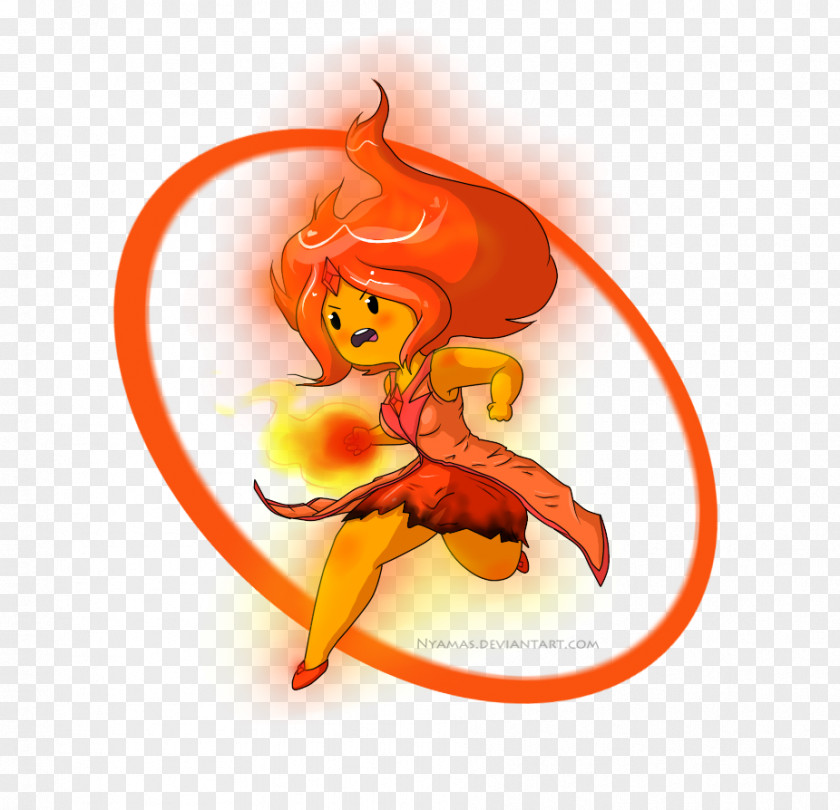 Fireball Flame Princess Fire Digital Art Computer Character PNG