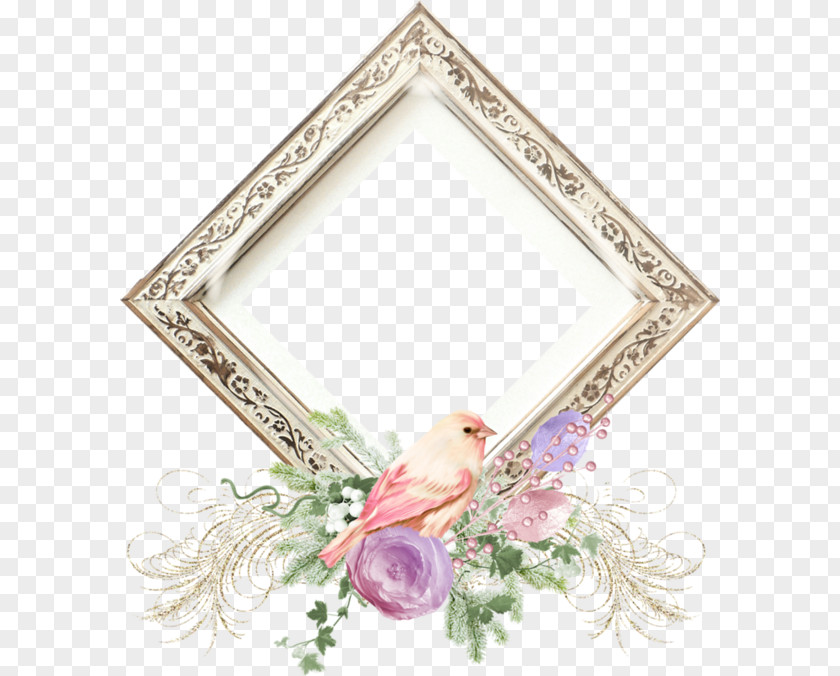 Flower Wreath Watercolor Painting PNG