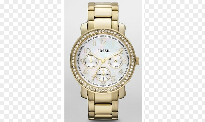 Fossil Watch Strap Group Jewellery Gold PNG