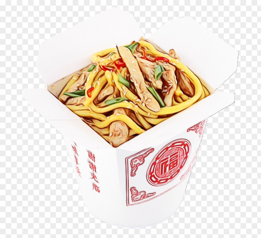 Lo Mein Yi Food Cuisine Noodle Dish Ingredient PNG